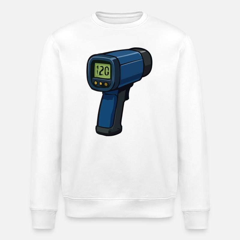 alkoholtester - Stanley/Stella Unisex Bio-Sweatshirt ROLLER - Weiß