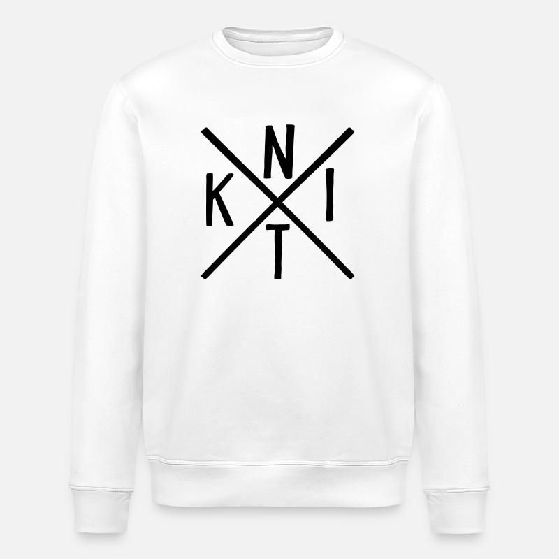 knit - Stanley/Stella Unisex Bio-Sweatshirt ROLLER - Weiß