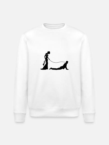 Game Over 2024 Hochzeit - Stanley/Stella Unisex Bio-Sweatshirt ROLLER - Weiß