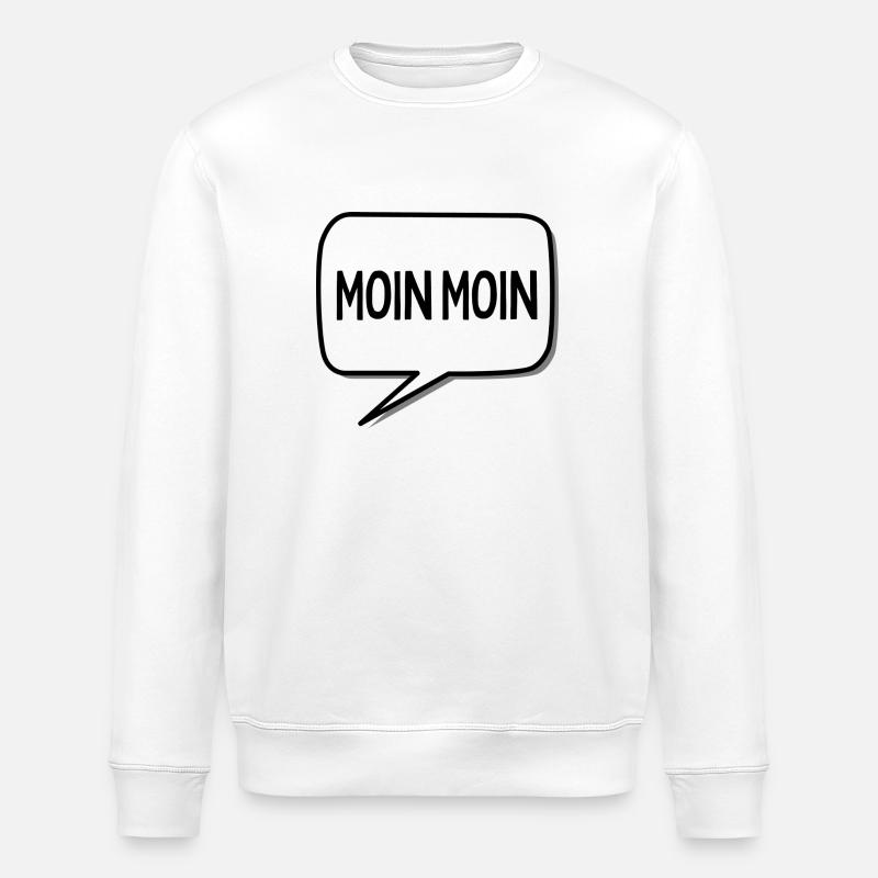 Moin Moin - Sweat bio ROLLER Stanley/Stella Unisexe - blanc