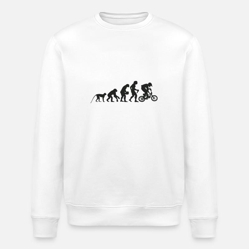 Evolution BMX - Stanley/Stella ROLLER Unisex Organic Sweatshirt - white