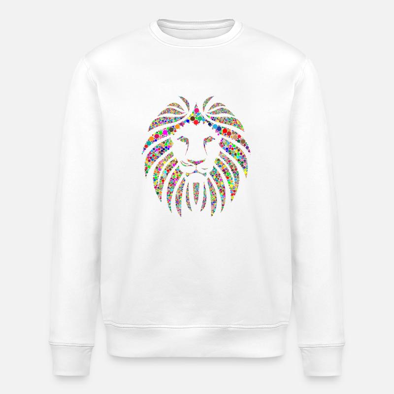 Löwe - Stanley/Stella Unisex Bio-Sweatshirt ROLLER - Weiß