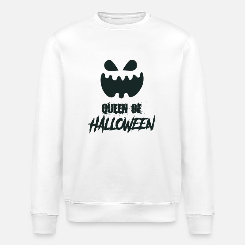Halloween: Queen Of Halloween - Stanley/Stella Unisex Bio-Sweatshirt ROLLER - Weiß