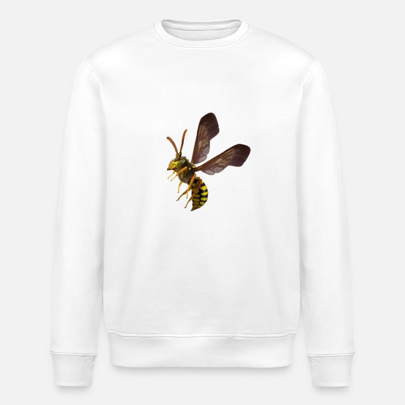 Wasp Shirt von Custom - Stanley/Stella Unisex Bio-Sweatshirt ROLLER - Weiß