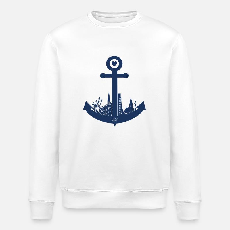 Kiel - Stanley/Stella Unisex Bio-Sweatshirt ROLLER - Weiß