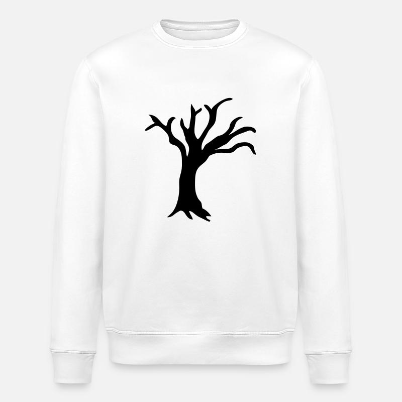 Tree - Stanley/Stella ROLLER Unisex Organic Sweatshirt - white