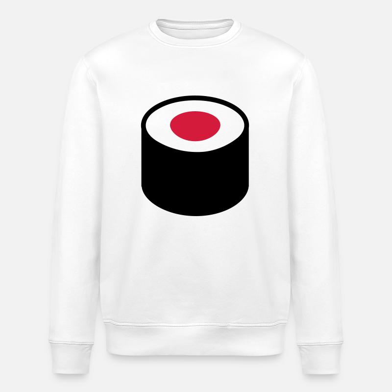 Sushi - Stanley/Stella Unisex Bio-Sweatshirt ROLLER - Weiß