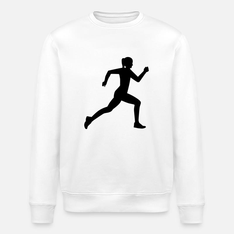 Running - Stanley/Stella ROLLER Unisex Organic Sweatshirt - white