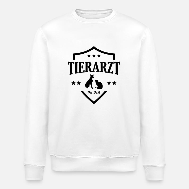Tierarzt - Sweat bio ROLLER Stanley/Stella Unisexe - blanc