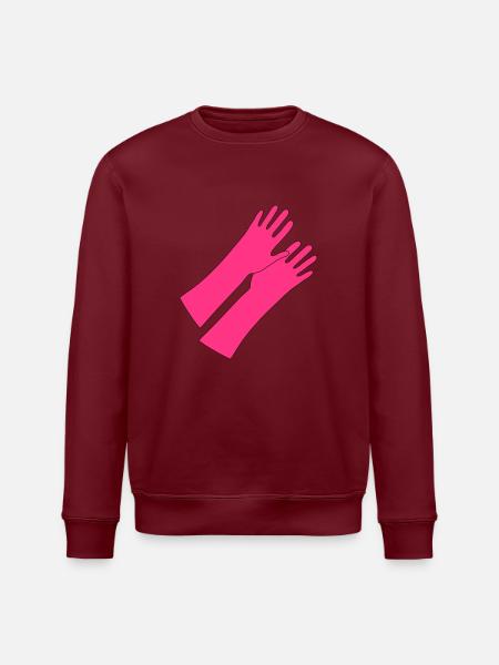 rubber _gloves_gg1 - Stanley/Stella ROLLER Unisex Organic Sweatshirt - white