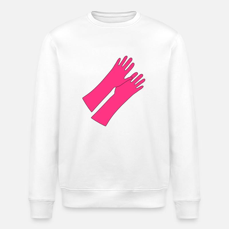 des_ gants_ en_ caoutchouc_gg1 - Sweat bio ROLLER Stanley/Stella Unisexe - blanc