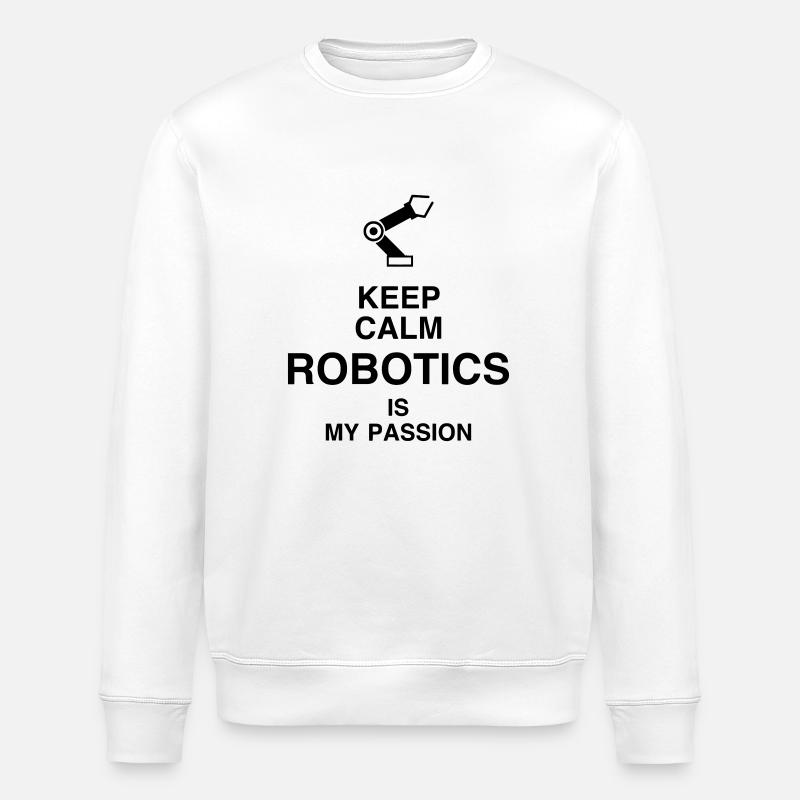 Robotics Robot Robotik Robotique Roboter - Stanley/Stella ROLLER Unisex Organic Sweatshirt - white