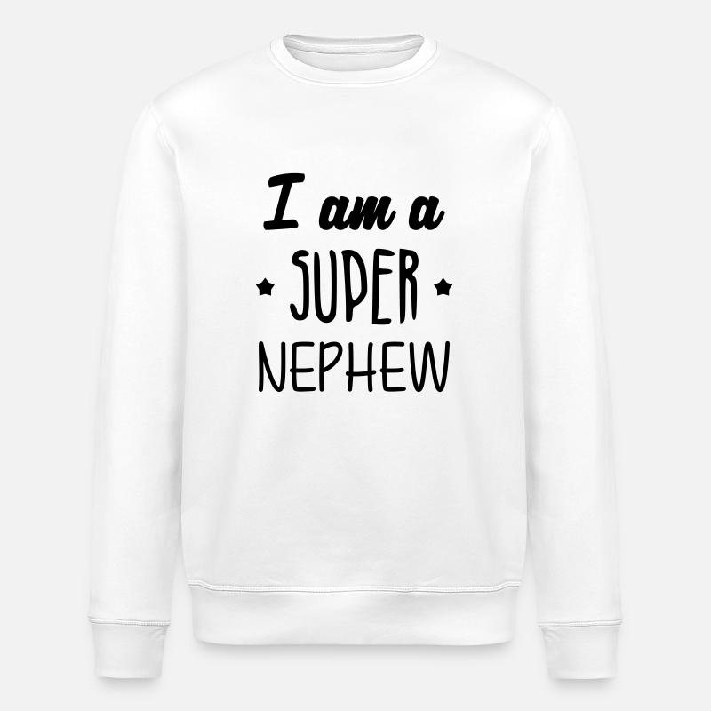 Nichte / Neffe / Onkel / Tante - Stanley/Stella Unisex Bio-Sweatshirt ROLLER - Weiß
