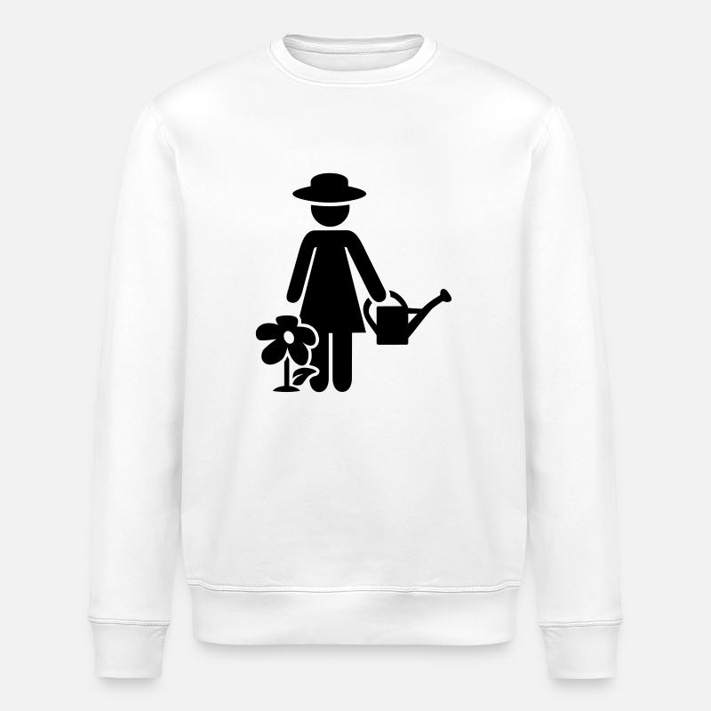 Gärtnerin - Stanley/Stella Unisex Bio-Sweatshirt ROLLER - Weiß