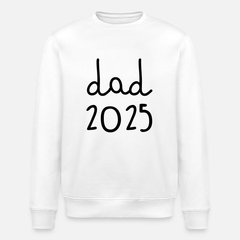 Dad 2025 - Stanley/Stella ROLLER Unisex Organic Sweatshirt - white