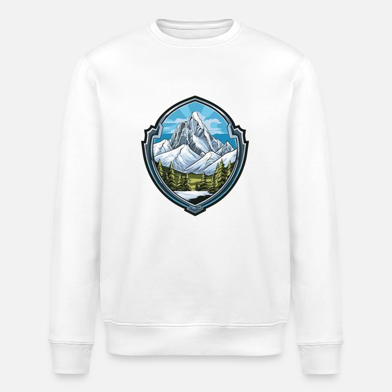 berge 6 - Stanley/Stella Unisex Bio-Sweatshirt ROLLER - Weiß