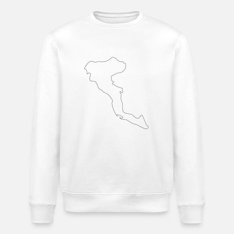 Korfu - Stanley/Stella Unisex Bio-Sweatshirt ROLLER - Weiß