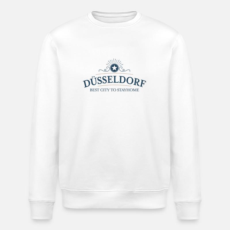 Dusseldorf - Stanley/Stella ROLLER Unisex Organic Sweatshirt - white
