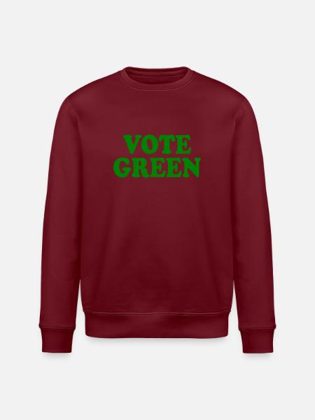 Vote green - Stanley/Stella Unisex Bio-Sweatshirt ROLLER - Weiß