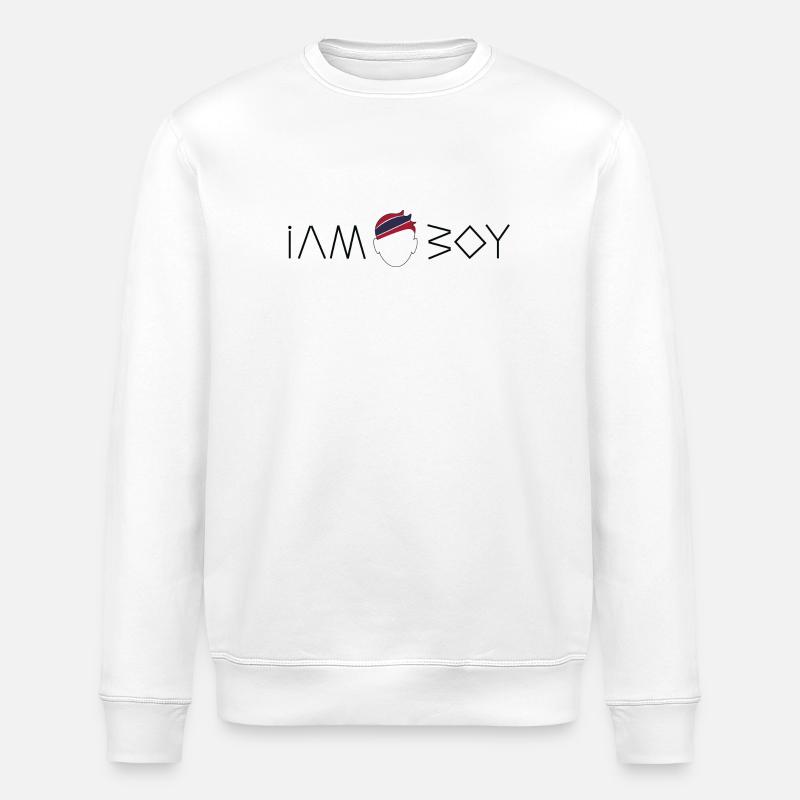 I am a Thai boy - Stanley/Stella ROLLER Unisex Organic Sweatshirt - white
