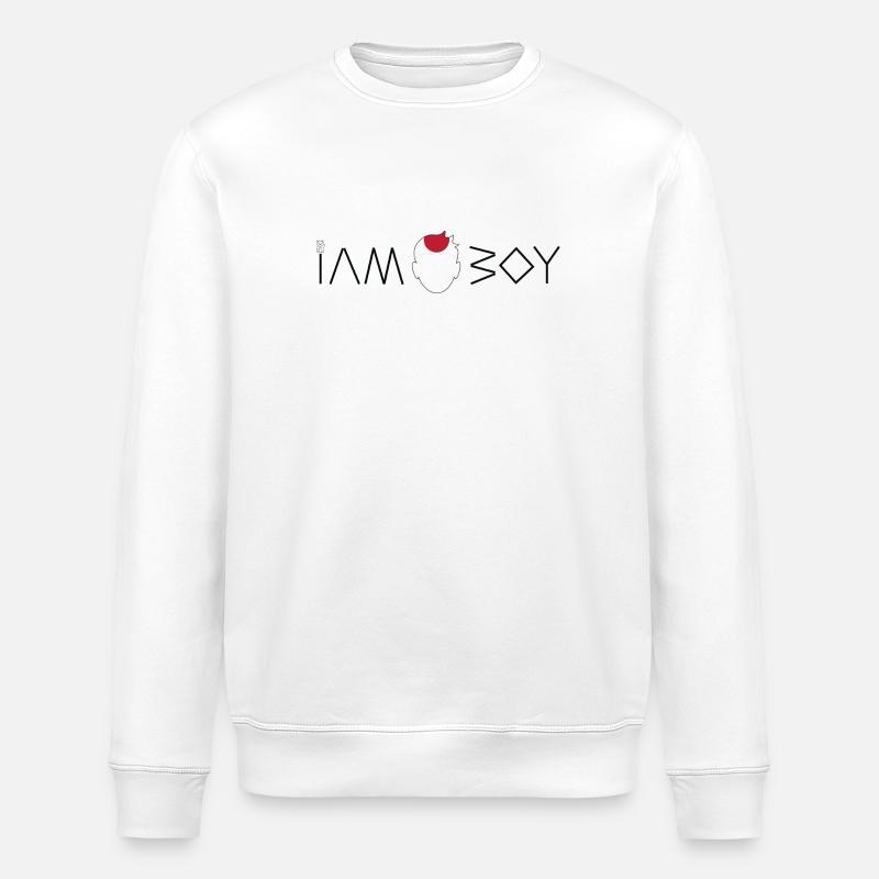 Ich bin ein japanischer Junge - Stanley/Stella Unisex Bio-Sweatshirt ROLLER - Weiß
