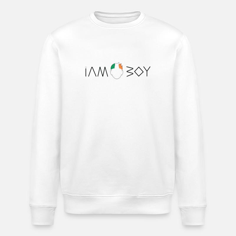 Ich bin ein irischer Junge - Stanley/Stella Unisex Bio-Sweatshirt ROLLER - Weiß