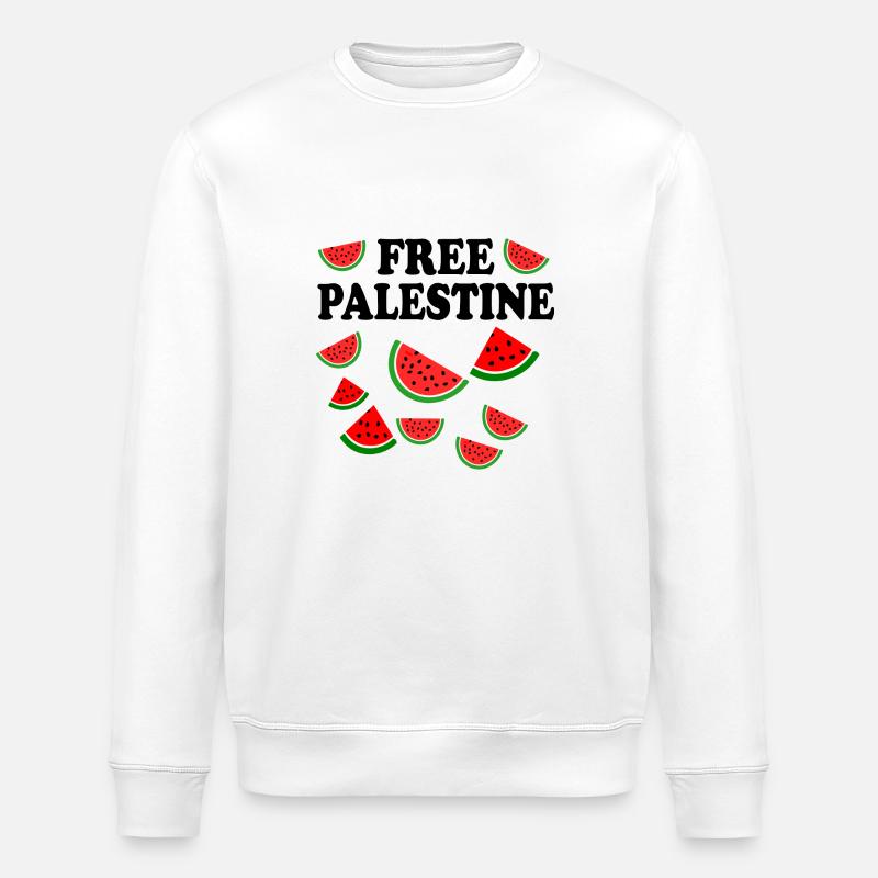 Free palestine - Sweat bio ROLLER Stanley/Stella Unisexe - blanc