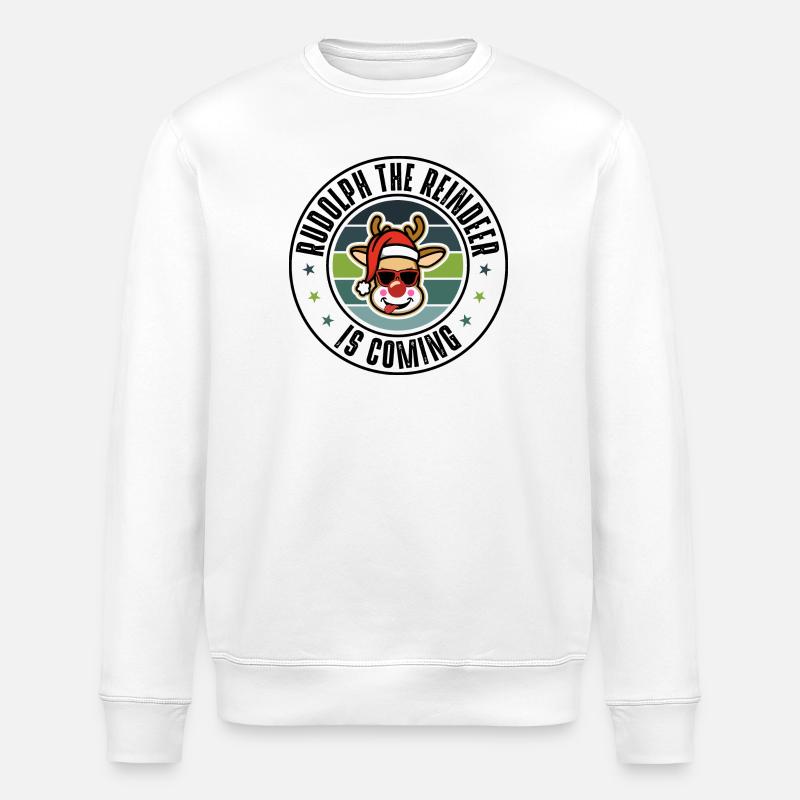 Rudolph - Sweat bio ROLLER Stanley/Stella Unisexe - blanc
