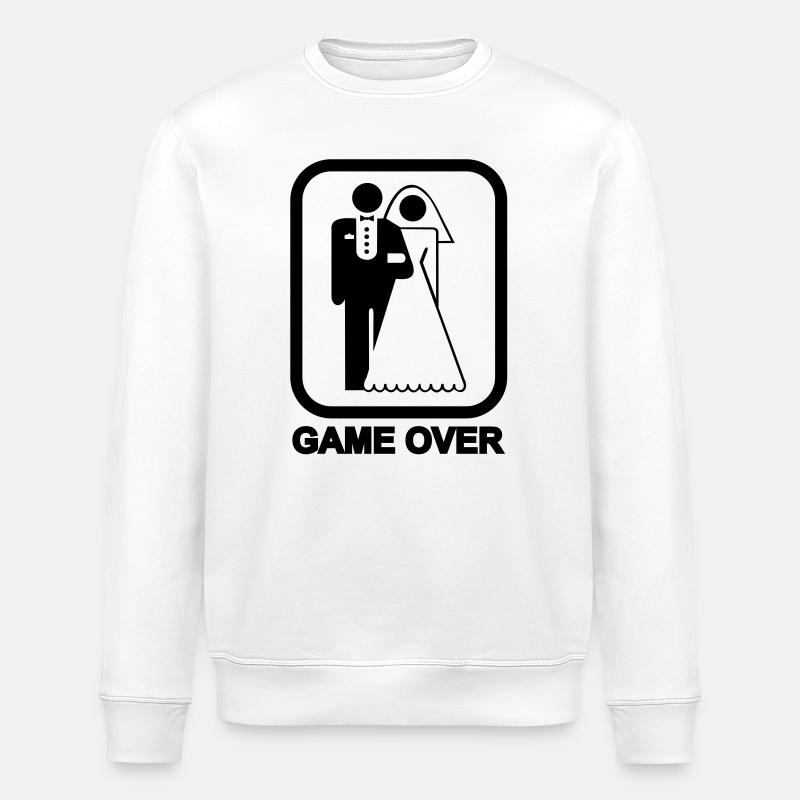 Game Over - Stanley/Stella Unisex Bio-Sweatshirt ROLLER - Weiß