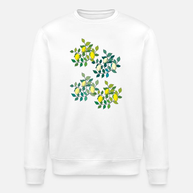 zitronen 4fach - Stanley/Stella Unisex Bio-Sweatshirt ROLLER - Weiß