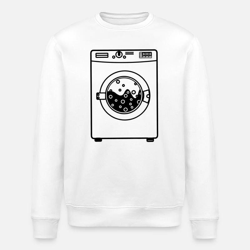 Washing machine - Stanley/Stella ROLLER Unisex Organic Sweatshirt - white