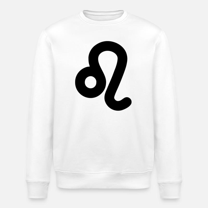 Lion signe du zodiaque Lion - Sweat bio ROLLER Stanley/Stella Unisexe - blanc