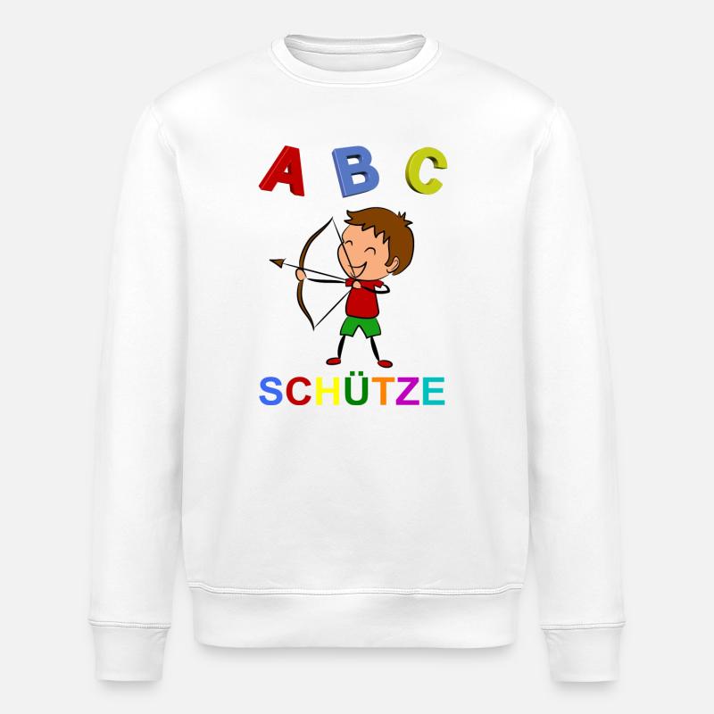 Kind Einschulung - Stanley/Stella Unisex Bio-Sweatshirt ROLLER - Weiß