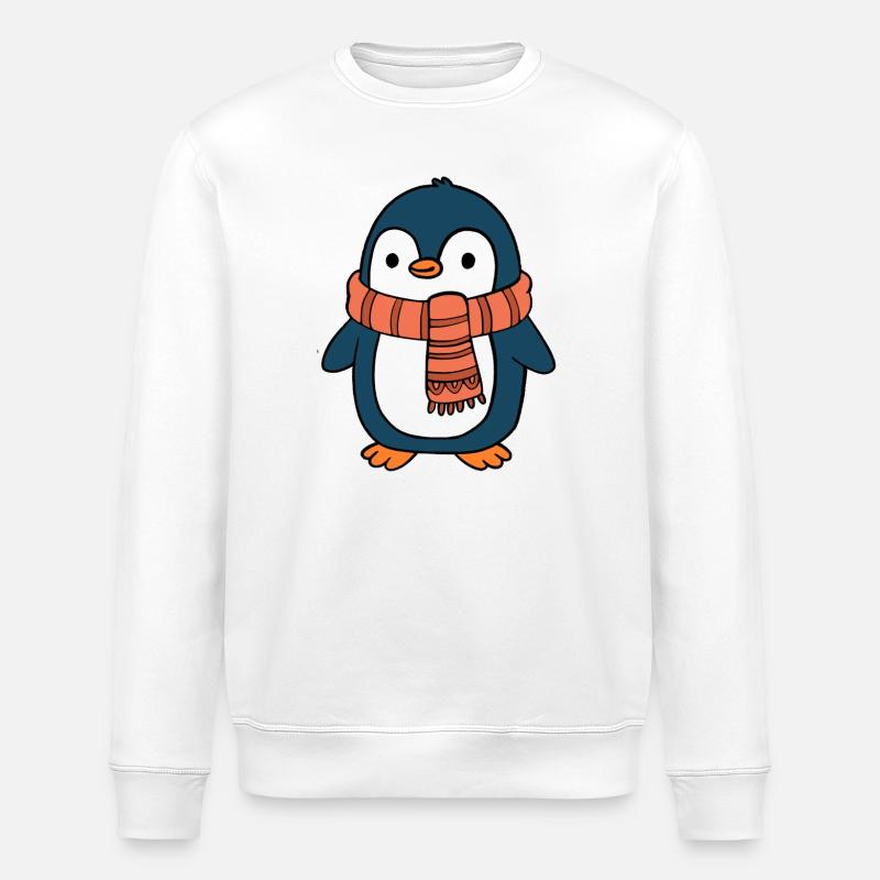 Pinguin - Stanley/Stella Unisex Bio-Sweatshirt ROLLER - Weiß