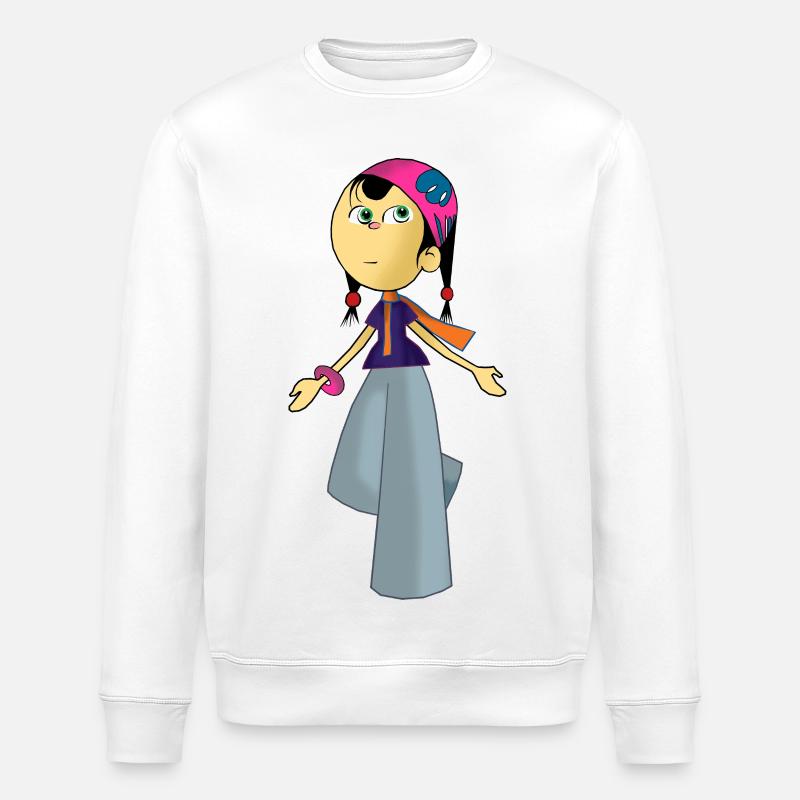 doll - Stanley/Stella ROLLER Unisex Organic Sweatshirt - white