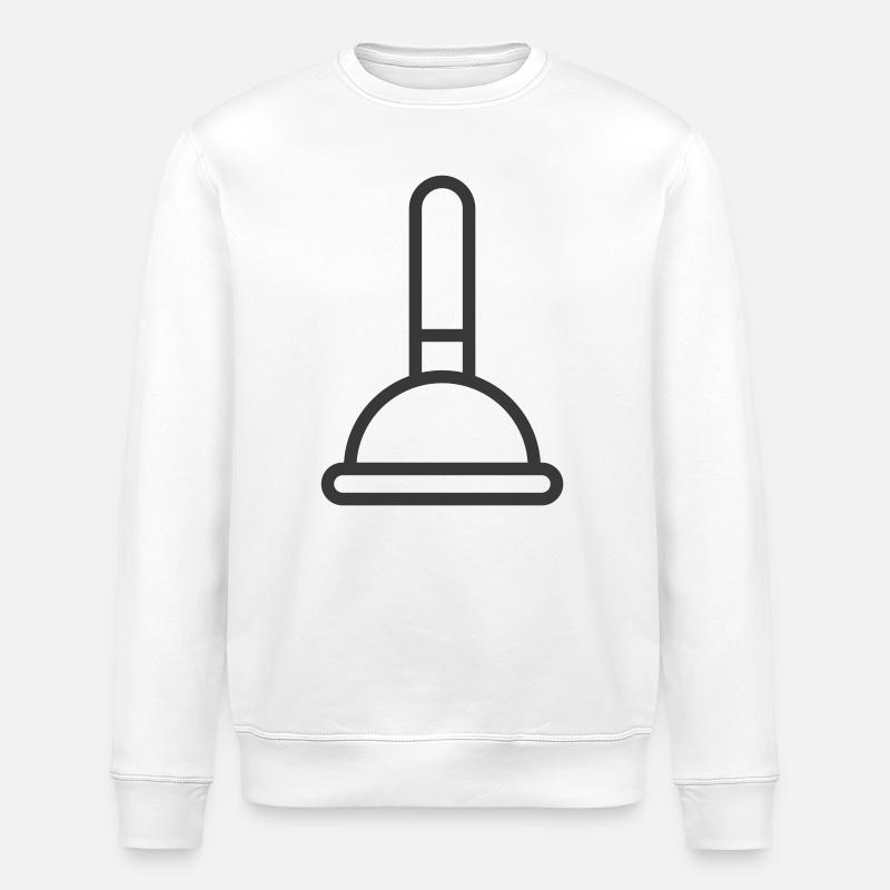 Icône du piston - Sweat bio ROLLER Stanley/Stella Unisexe - blanc