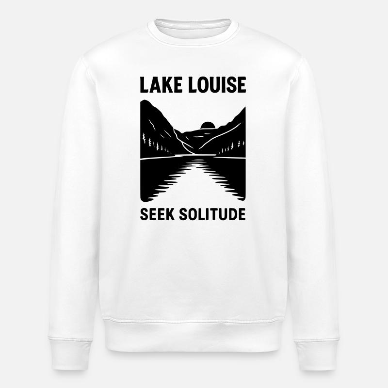 lake louise silhouette - Stanley/Stella Unisex Bio-Sweatshirt ROLLER - Weiß