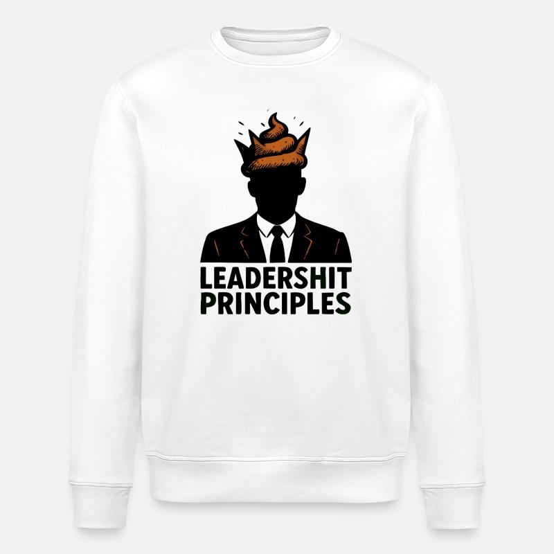 Leadershit Principles - Stanley/Stella Unisex Bio-Sweatshirt ROLLER - Weiß