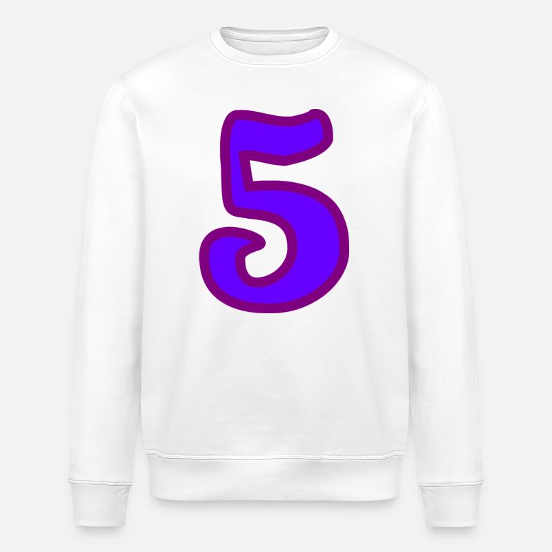 5. JUBILÄUM. 5 JAHRE. 5. JUBILÄUM. - Stanley/Stella Unisex Bio-Sweatshirt ROLLER - Weiß
