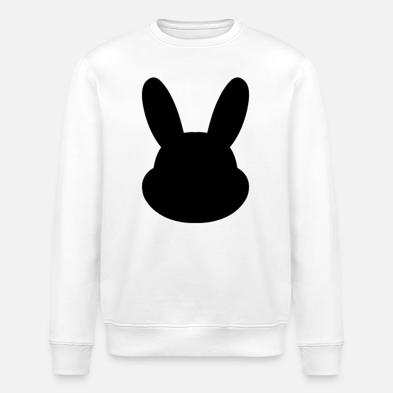 Hasenkopf - Stanley/Stella Unisex Bio-Sweatshirt ROLLER - Weiß