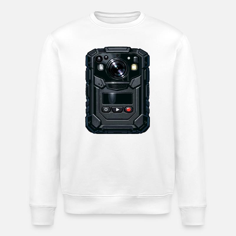 Illustration de caméra d’action robuste - Sweat bio ROLLER Stanley/Stella Unisexe - blanc