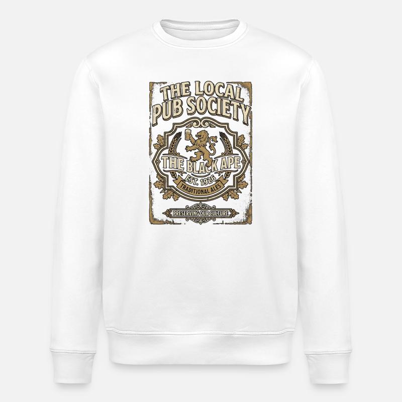 Ami du pub local - Sweat bio ROLLER Stanley/Stella Unisexe - blanc