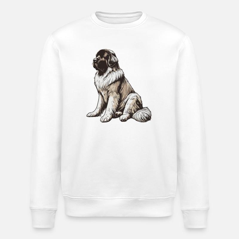 Neufundländer - Stanley/Stella Unisex Bio-Sweatshirt ROLLER - Weiß