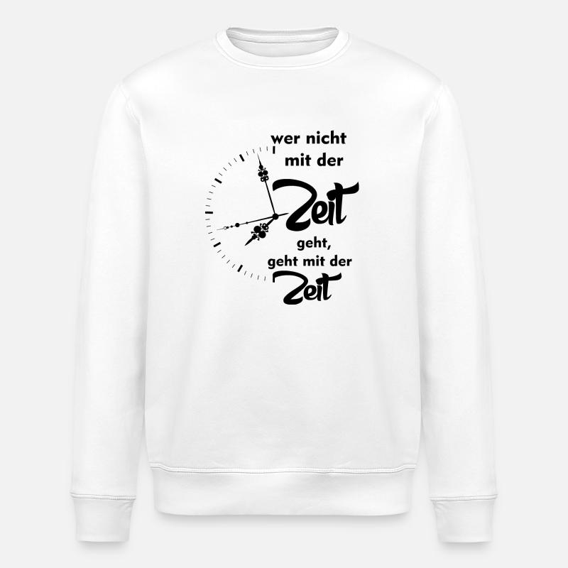 Zeit - Stanley/Stella Unisex Bio-Sweatshirt ROLLER - Weiß