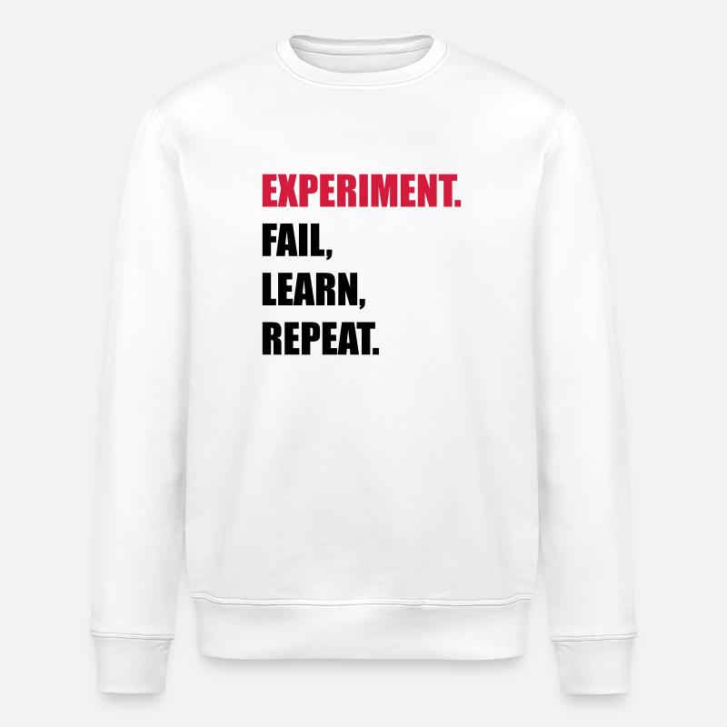 science - Stanley/Stella ROLLER Unisex Organic Sweatshirt - white