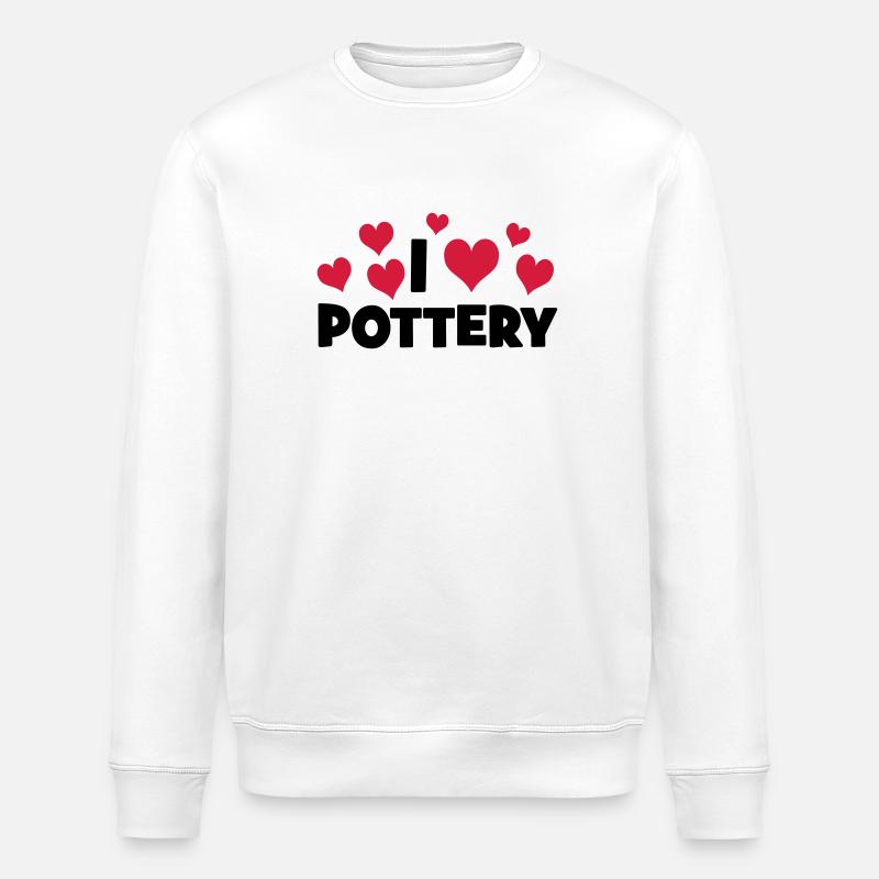 POTTERY - Stanley/Stella Unisex Bio-Sweatshirt ROLLER - Weiß