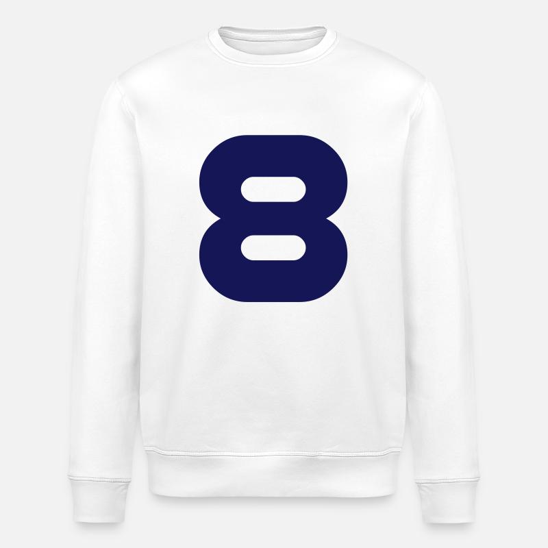Huit 8 - Sweat bio ROLLER Stanley/Stella Unisexe - blanc