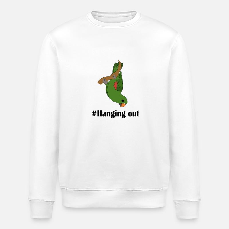 #Hanging Sortie - Sweat bio ROLLER Stanley/Stella Unisexe - blanc