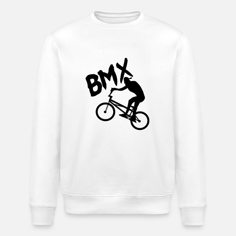 bmx - Sweat bio ROLLER Stanley/Stella Unisexe - blanc