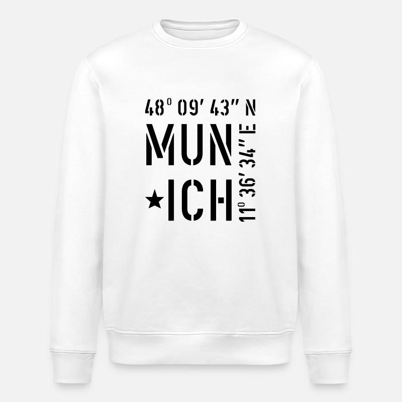 München - Stanley/Stella Unisex Bio-Sweatshirt ROLLER - Weiß